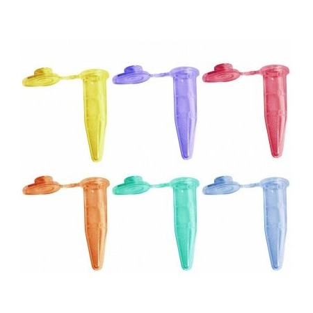 Scientific Specialties Micro-Tubes, Graduated, 0.5ml, Assorted, 1000/PK 145505A